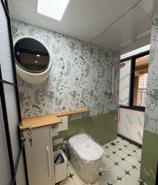 shower curtain hook use Scene